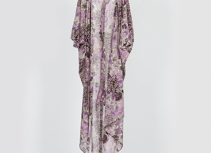 مانتو حریر جلو باز