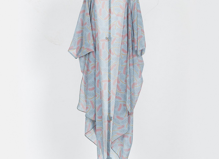 مانتو حریر جلو باز