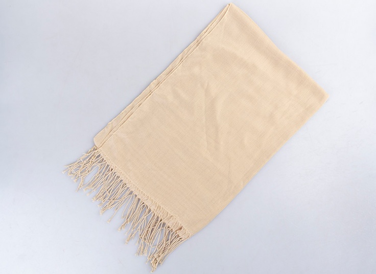 شال ساده نخی زنانه