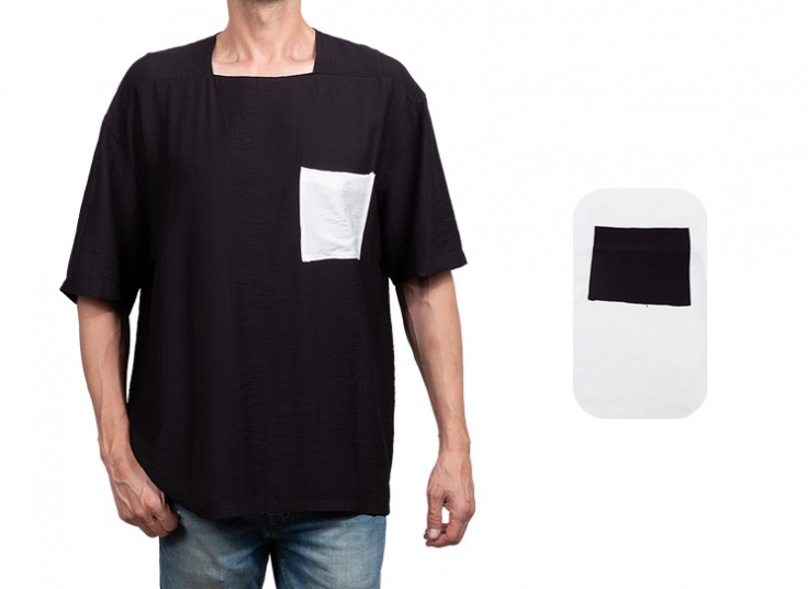 بلوز مردانه یقه خشتی