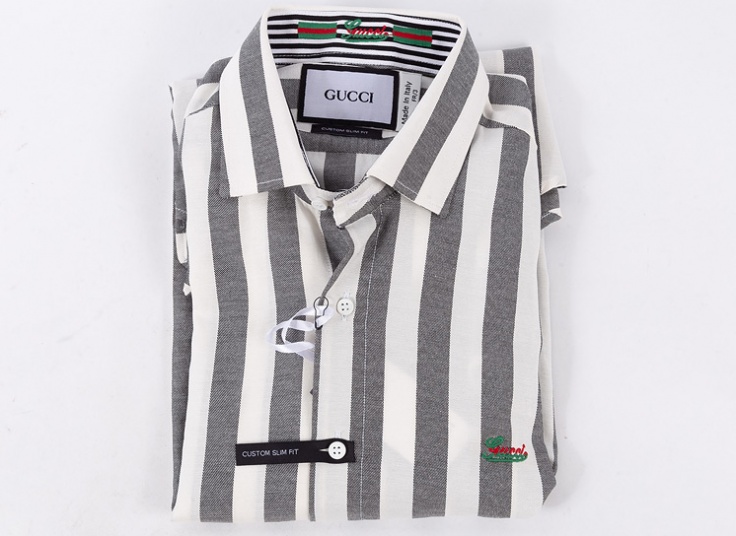 پیراهن راه راه مردانه طرح Gucci
