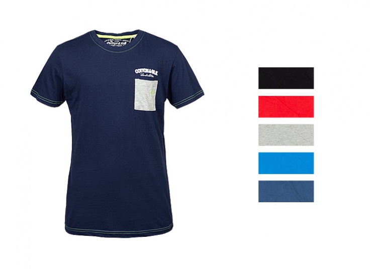 تیشرت آستین کوتاه مردانه Cotton and Silk