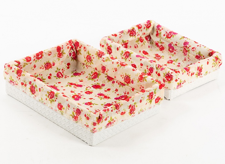 پک دو عددی سبد نان چوبی