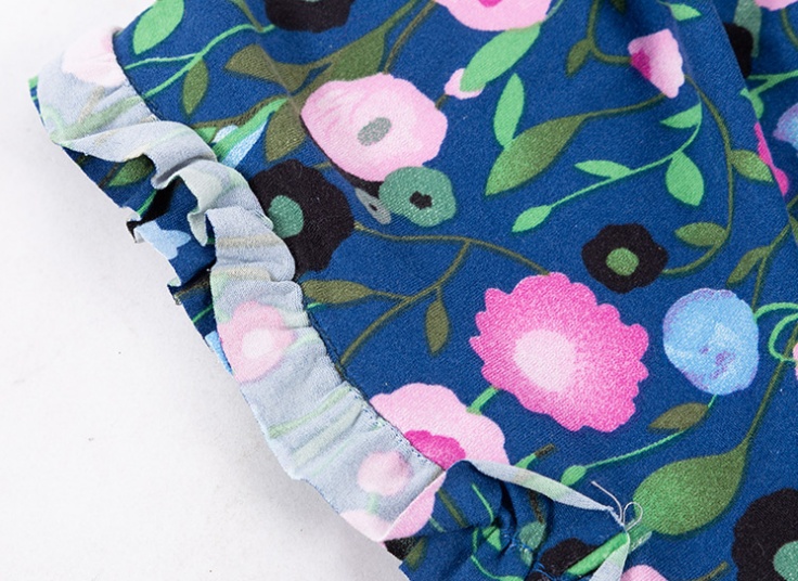 ست تاپ شلوارک دخترانه چین‌دار