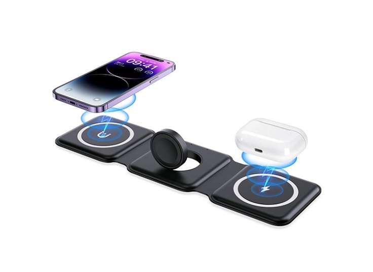 شارژر وایرلس 3in1 Magnetic Wireless Charger