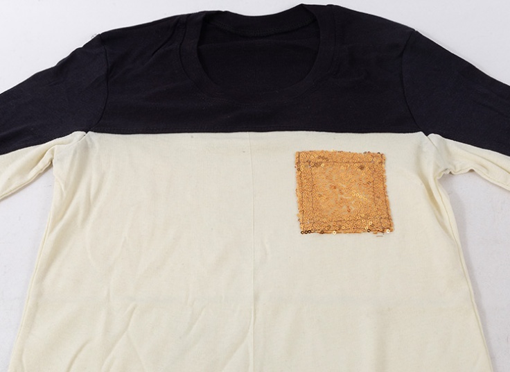 بلوز زنانه ویسکوز پولک‌ دوزی