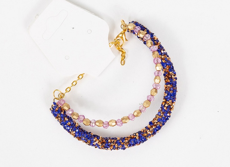 دستبند طرح کریستال