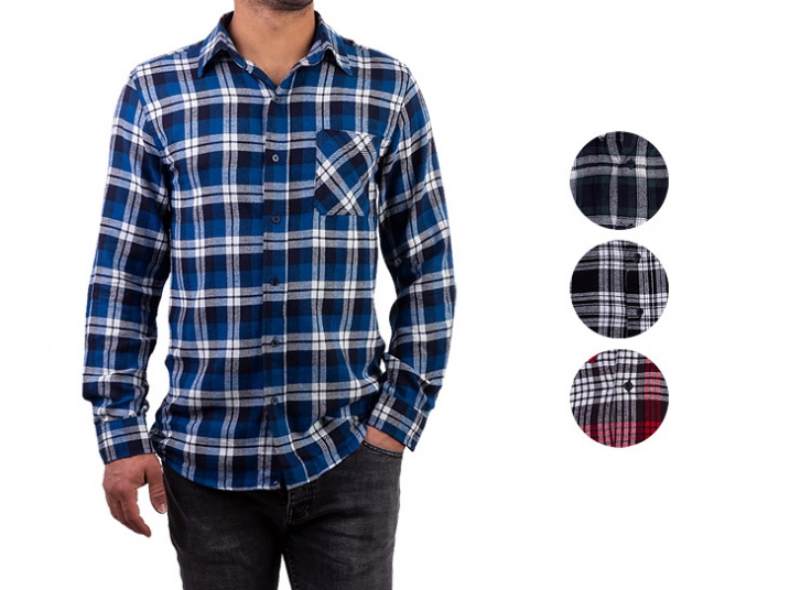 پیراهن پشمی مردانه H&H