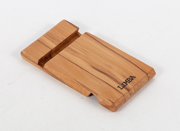 استند موبایل چوبی