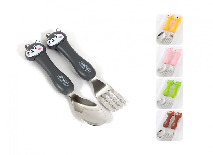 ست قاشق و چنگال کودک Animal