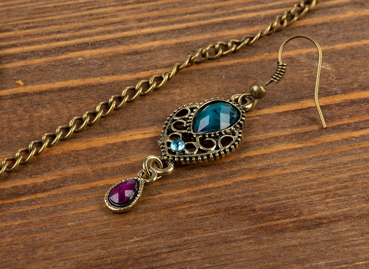 نیم ست زیورآلات طرح اسلیمی