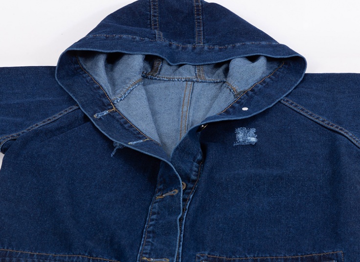 کت جین زنانه کلاهدار