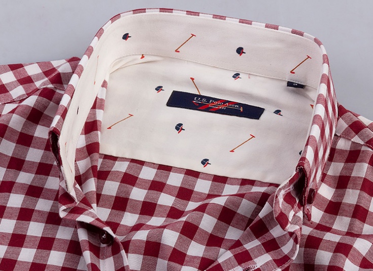 پیراهن مردانه چهارخانه US polo