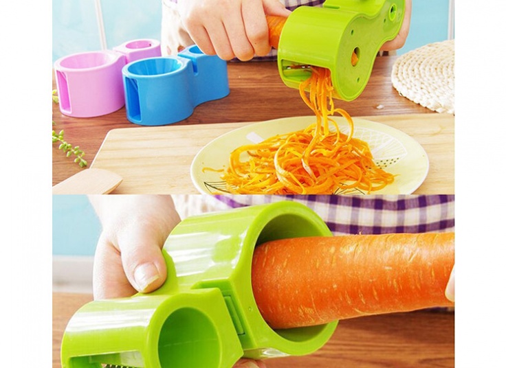 تراش دوقلو رشته کن و چاقو تیز کن Spiral Cutter