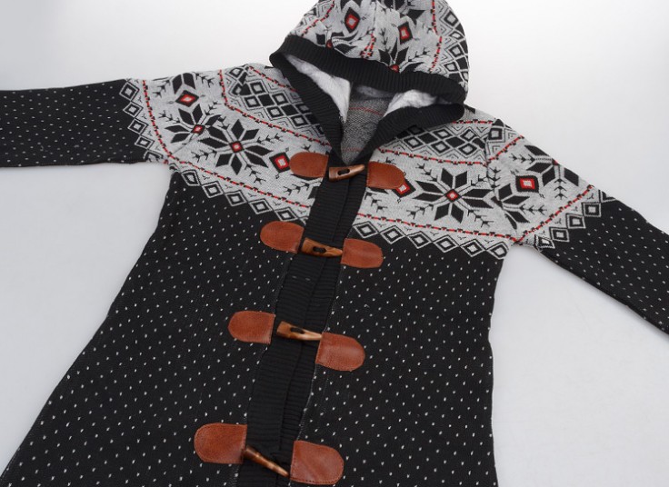 مانتو بافت طرحدار زنانه