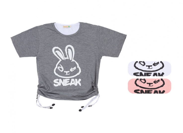 کراپ گتر دخترانه طرح BUNNY