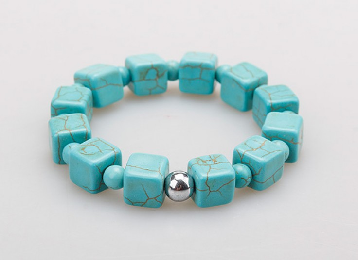 دستبند سنگی طرح فیروزه