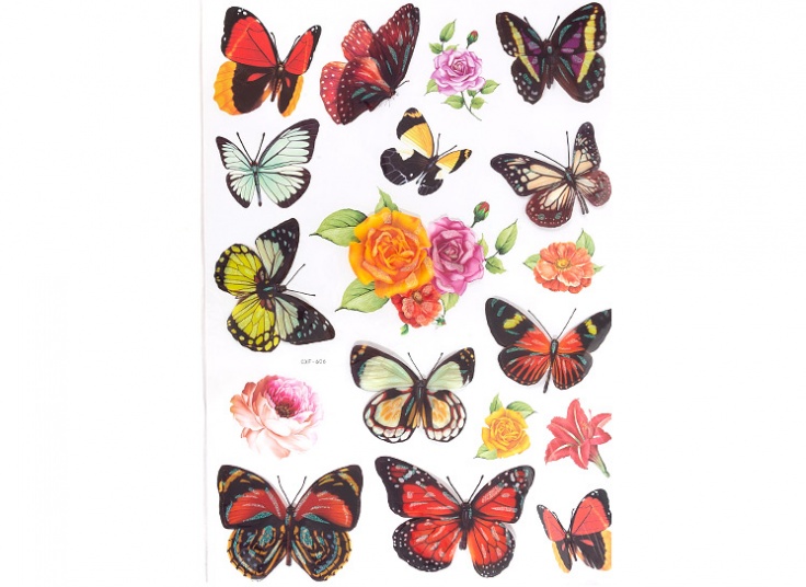 استیکر سه بعدی Butterflies