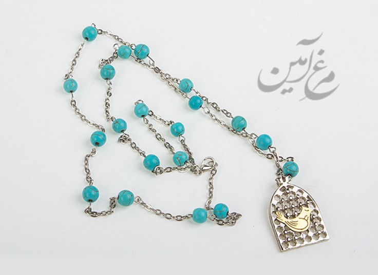 گردنبند و گوشواره مرغ آمین