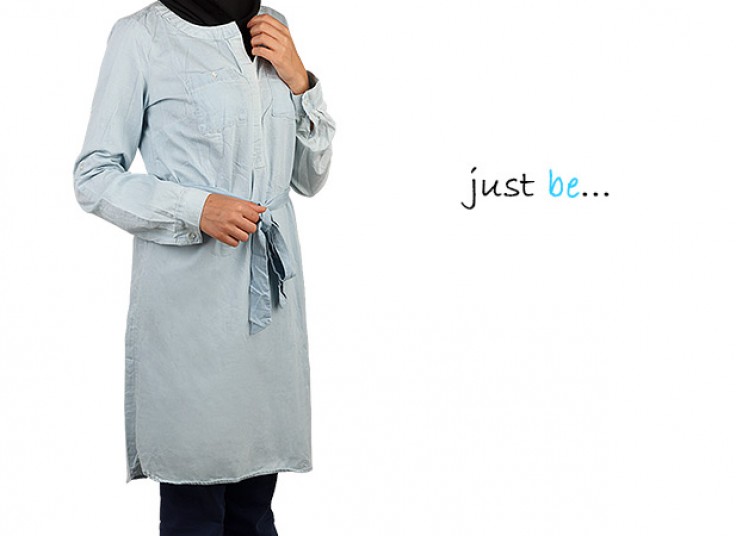 مانتو طرح جین Just be