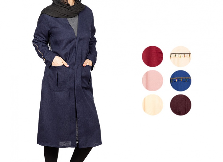 مانتو زنانه طرح دار