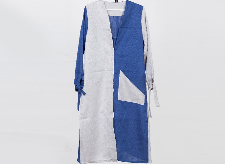 مانتو دو رنگ زنانه