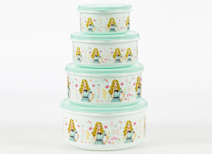 ظرف چهار تکه RoseMan