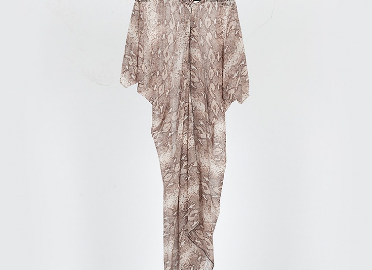 مانتو حریر جلو باز