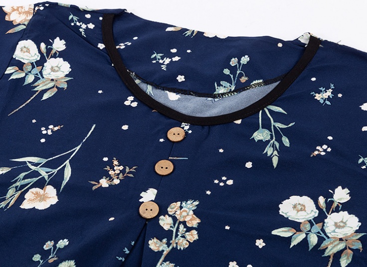 تونیک زنانه نخی آستین کوتاه