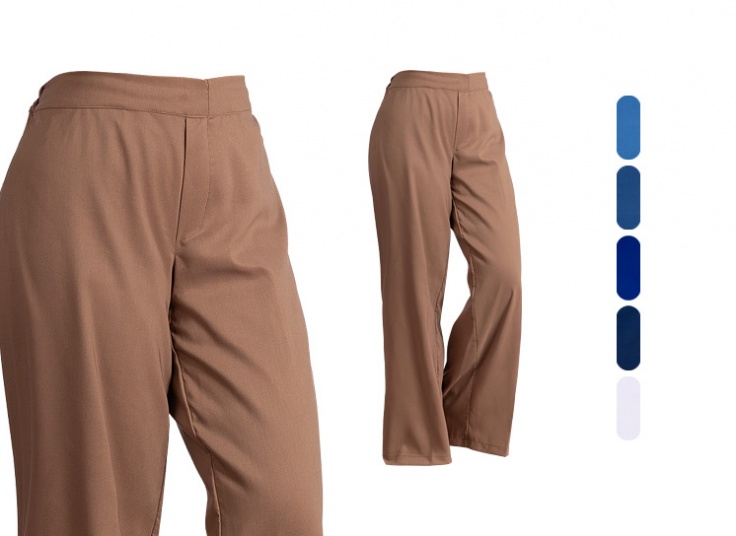 شلوار بگ زنانه پارچه ای