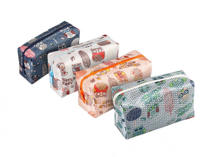 کیف لوازم آرایش طرح جغد