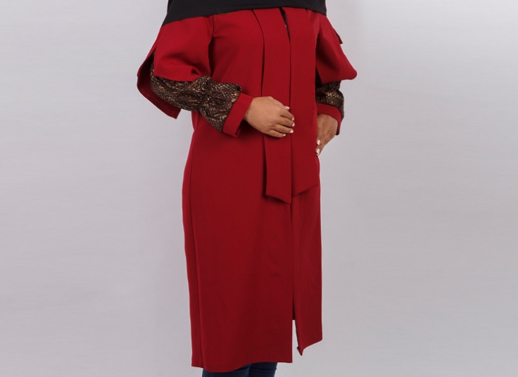 مانتو آستین چاکدار زنانه