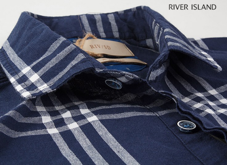 پیراهن مردانه چهارخانه River Island