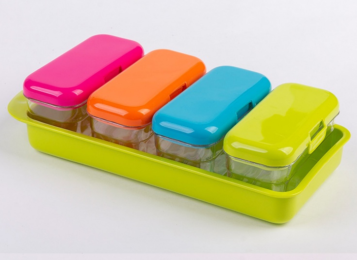 ظرف چهار تکه درب‌دار Pioneer