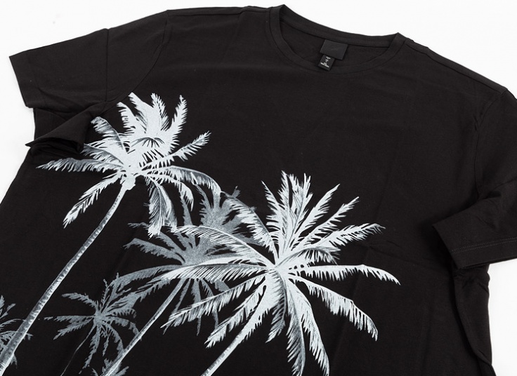 تیشرت مردانه H & M طرح هاوایی