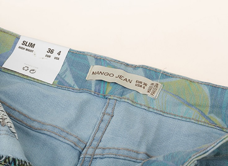 شلوار جین زنانه طرحدار MANGO