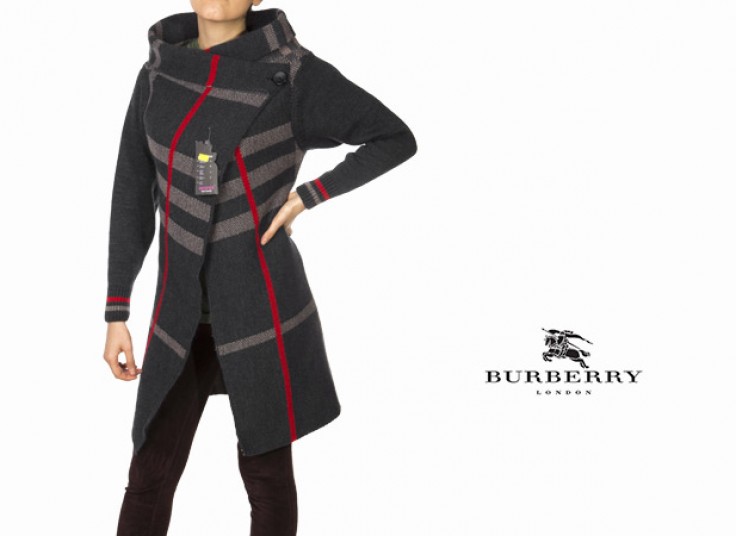 پانچو طرح Burberry