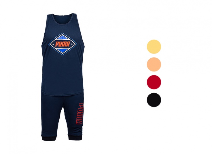 ست رکابی شلوارک مردانه Puma