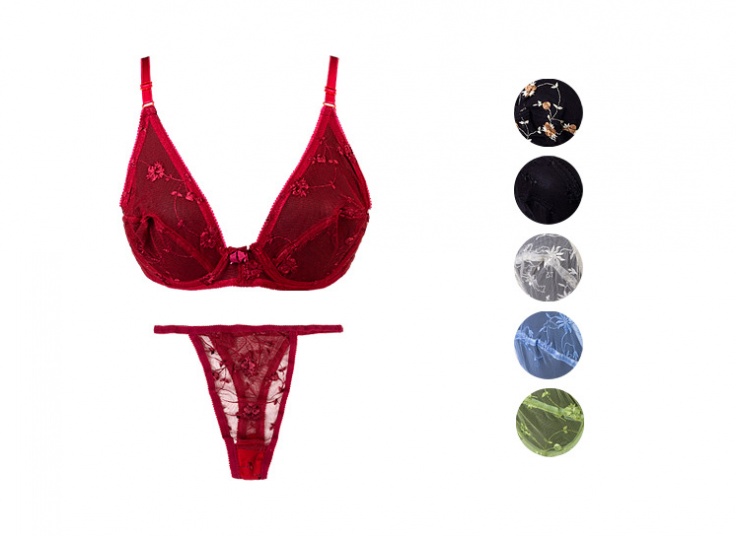 ست لباس زیر زنانه floral