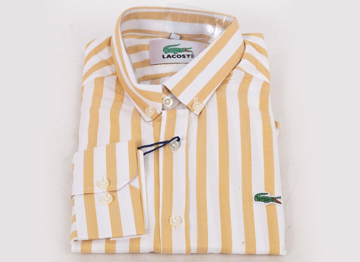 پیراهن مردانه راه راه LACOSTE