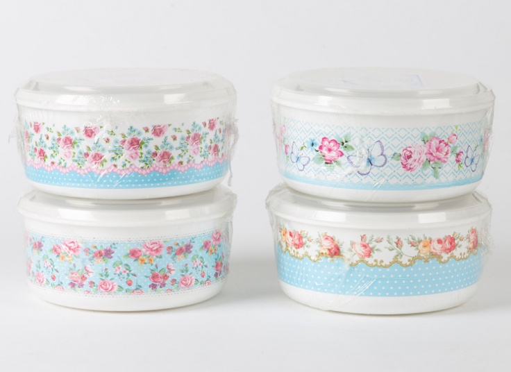 ست ظرف 5 تکه درب دار