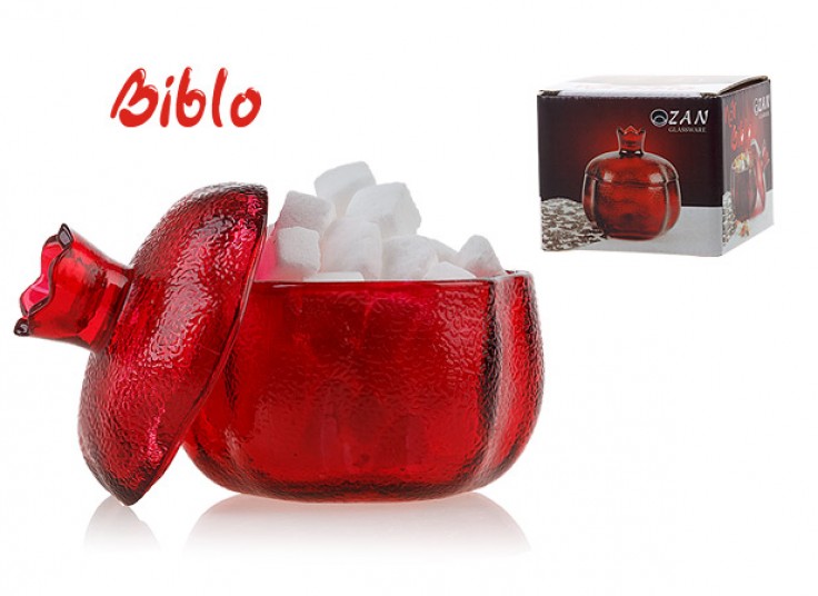 قندان شیشه ای انار Nar Biblo