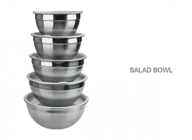 ست کاسه سالاد استیل
