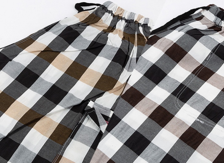 شلوارک راحتی مردانه چهارخانه