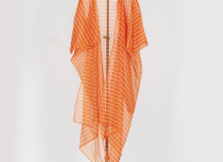 مانتو حریر جلو باز