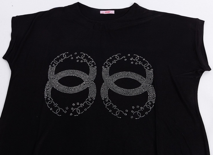 تاپ سایز بزرگ طرح Chanel