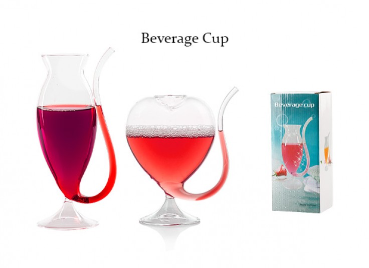 لیوان شربت خوری نی دار Beverage cup