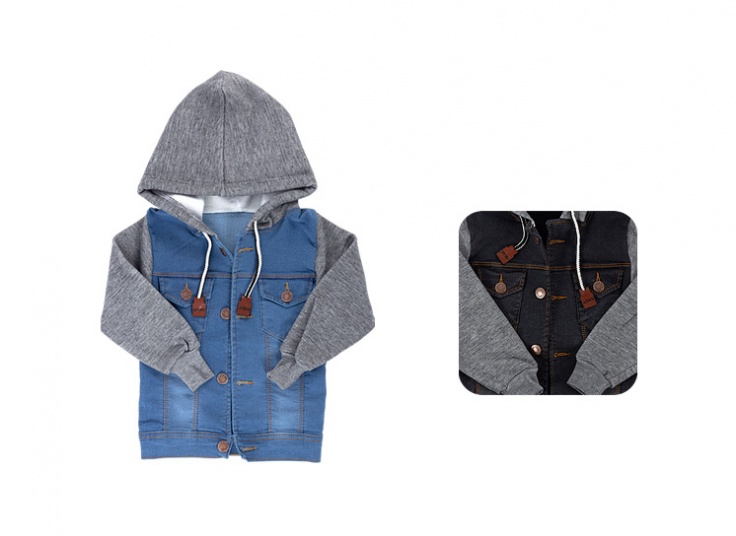 کت کلاه دار پسرانه