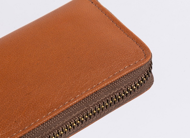 جاکارتی دورزیپ چرم طبیعی