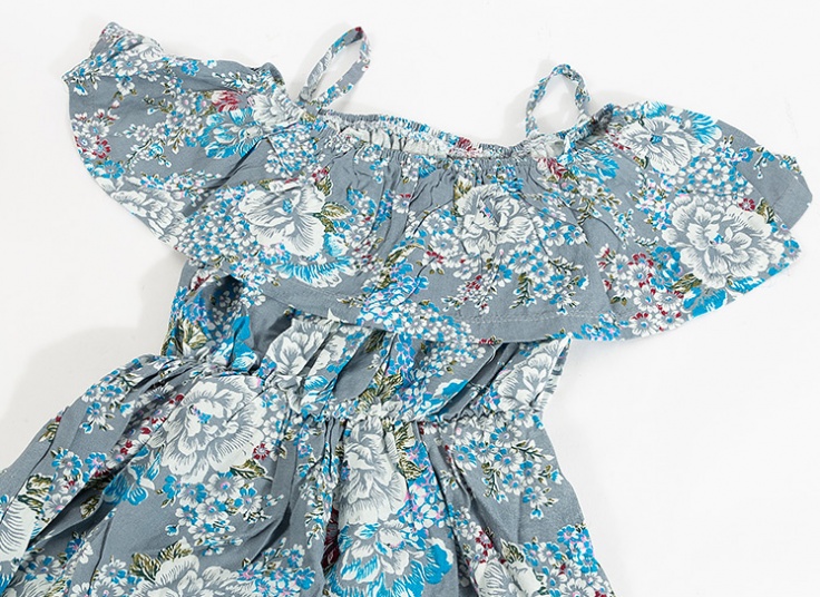 پیراهن ساحلی یقه قایقی